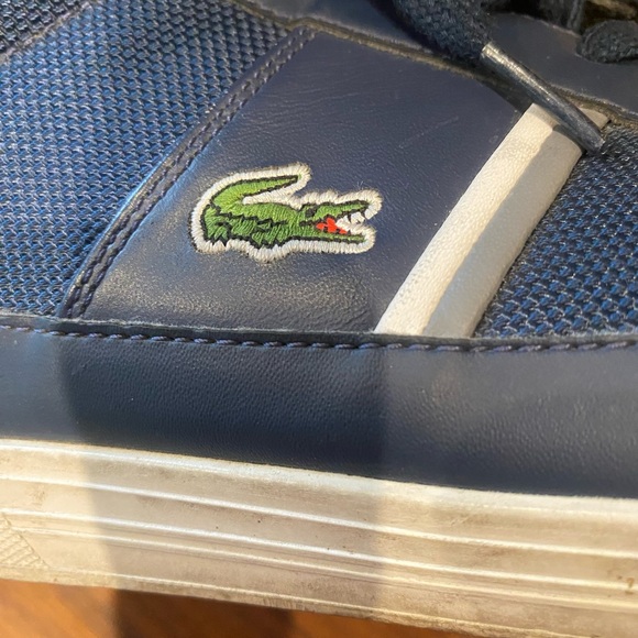 Lacoste‎ Men\'s Dark Blue Sneakers alligator logo size 13 main image 5